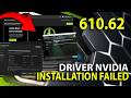 Nvidia Driver 610.62 | ERRORE INSTALLAZIONE (Nvidia Driver Failed) - tutorial #guide #nvidia