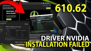 Nvidia Driver 610.62 | ERRORE INSTALLAZIONE (Nvidia Driver Failed) - tutorial #guide #nvidia