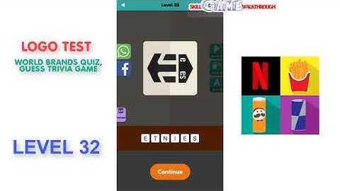 Logo Test World Level 32 - Walkthrough | SkillGameWalkthrough