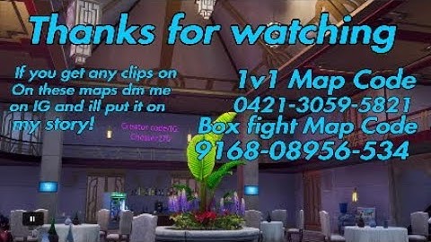 Best Box fight and 1v1 map chapter 2 season 1