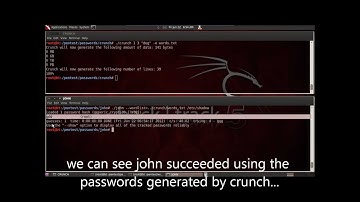 Ethical Hacking: Dictionary Generator and Password Cracking