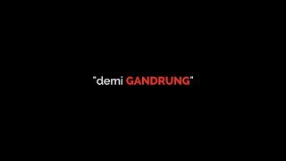 SHORT MOVIE | DEMI GANDRUNG eps 1