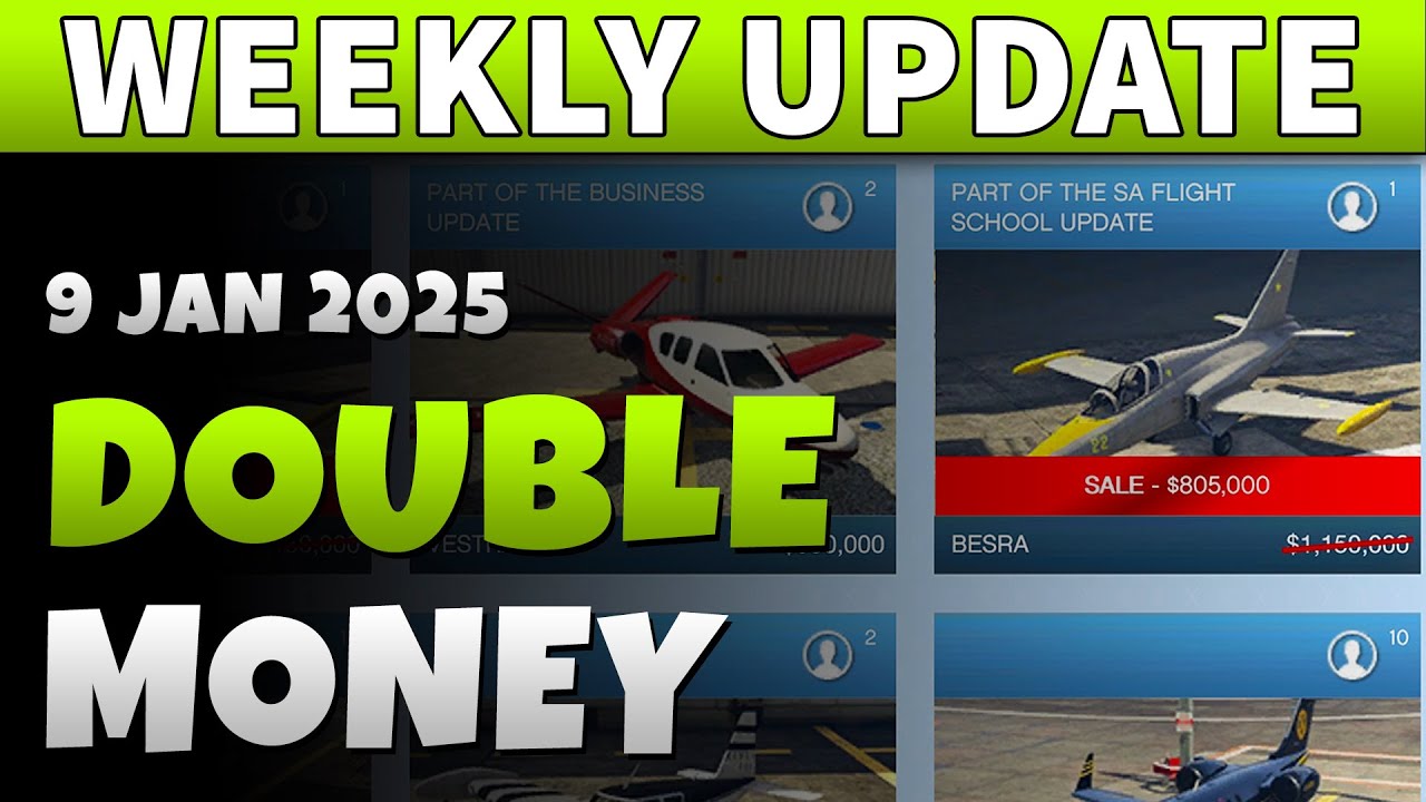 GTA 5 Double Money This Week GTA ONLINE WEEKLY UPDATE Besra 30 