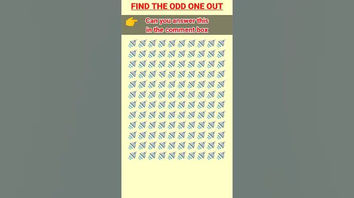 HOW GOOD ARE YOUR EYES #187 || Find the odd emoji out challenge #shorts #youtubeshorts #shortsvideo