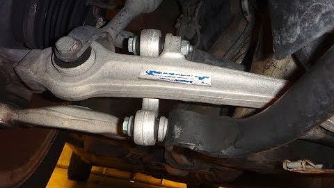 Audi A6 2007 Sway bar links and tie rod end replacement!