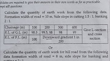 HILLROAD NUMERICAL WITH TWO GROUND POINTS IN SAME CHAINAGE | @Er.dipesh186 #hillroad #rcc