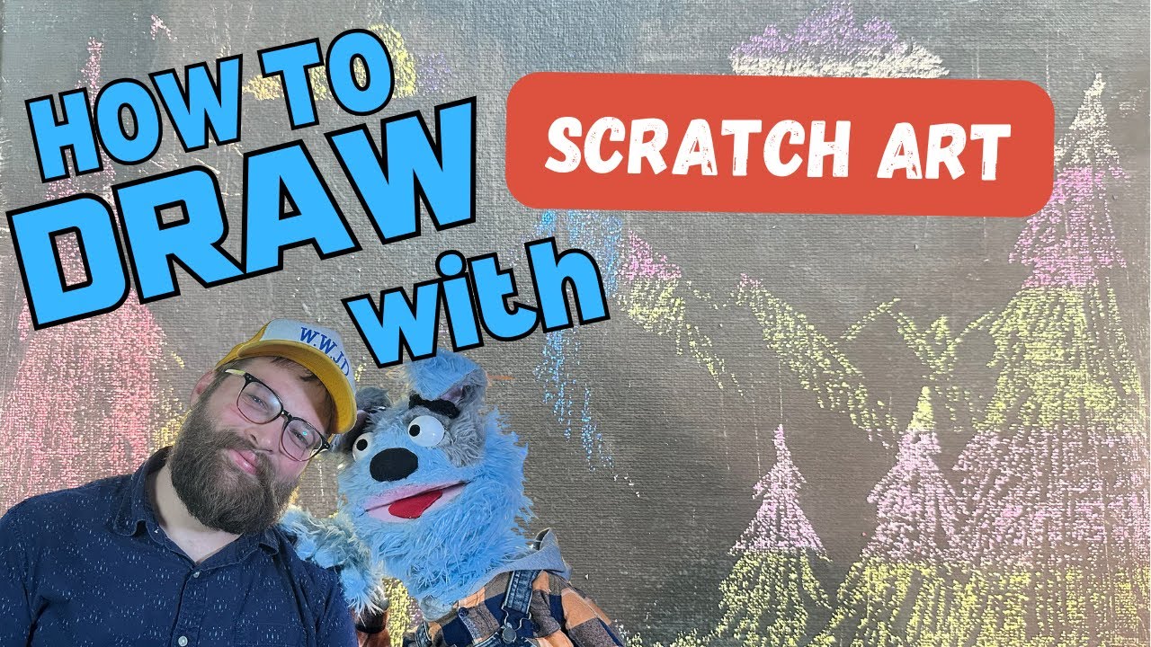 How to Draw Landscapes with Scratch Art - YouTube