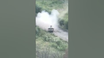 Ukrainian HMMWV with MRLS installed on it gives the Russians a hard time 🔥#warinukraine #shorts