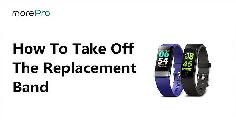 How To Change The Replacement Straps