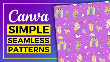 EASIEST Way EVER To Create Seamless Patterns In Canva