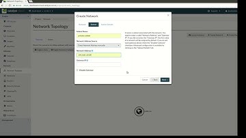 Creating your first network