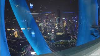 Time lapse: guangzhou at night, viewed from canton tower