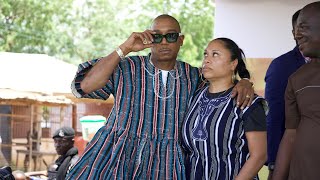 American HipHop rapper Jarule & his beautiful wife arrive, breaks grounds to build 6classroom school