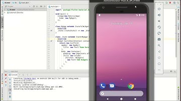 Flutter 35  - Setting up a live template