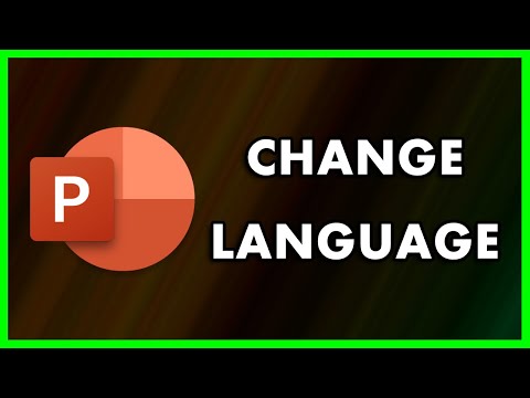 how to change Display Language in PowerPoint 2024