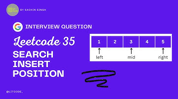 Search Insert Position - Leetcode 35 - Python
