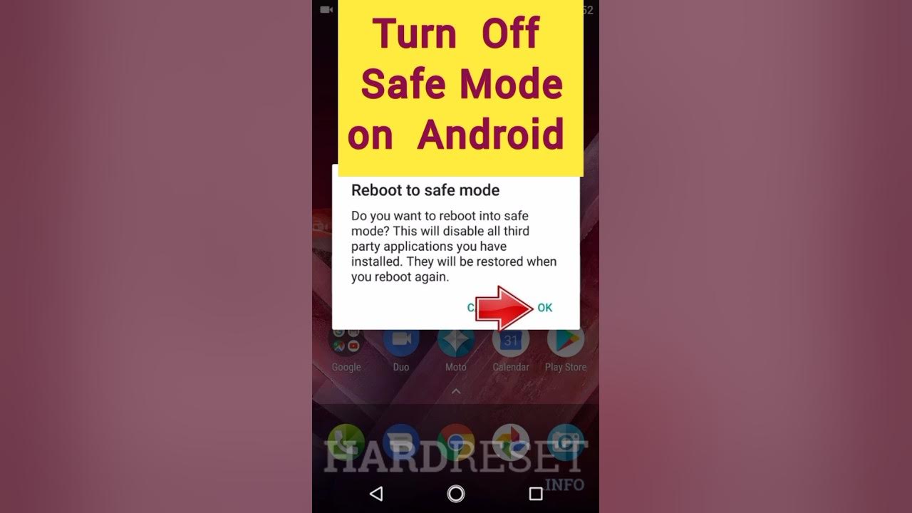 how to turn off safe mode on Android | how to exit safe mode on Android ...