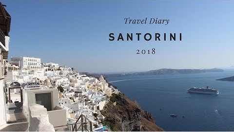 Santorini Travel Diary || Jinggaalct