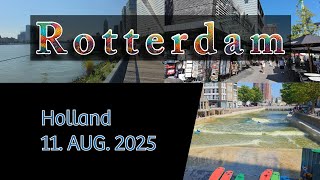 картинка: Роттердам, Нидерланды 🇳🇱 | Пешеходная экскурсия в 4K (Рынок Markthal, Кубические дома, Мост Эразма)