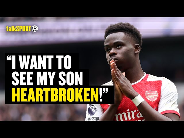 Spurs Fan ADMITS He Wants His Arsenal-Supporting Son 'HEARTBROKEN u0026 CRUSHED' As He BACKS Man City 😱 class=