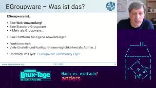 Chemnitzer Linux Tage 2021 - EGroupware im Homeoffice und in Bildungseinrichtungen