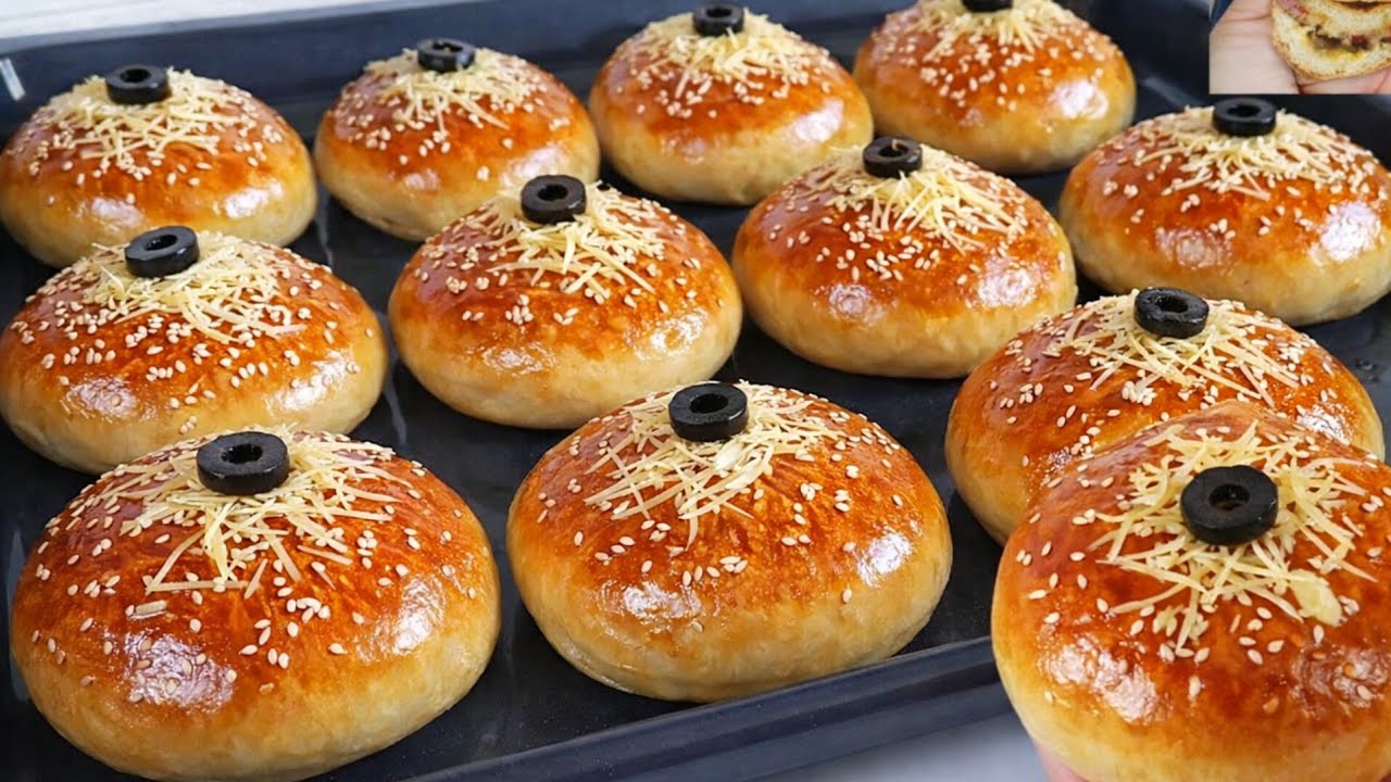 دائما مع السهل والسريع للفطور 👌خبيزات معمرين فالفرن بحشوة لذيذة وبعجين خفيف ورطب شهوة منهم 