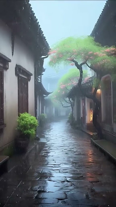 Misty rain in the south of the Yangtze River
