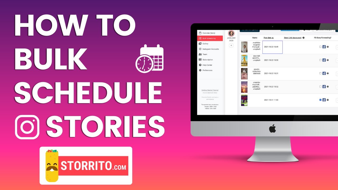 How to Bulk Schedule Your Instagram Stories with Storrito