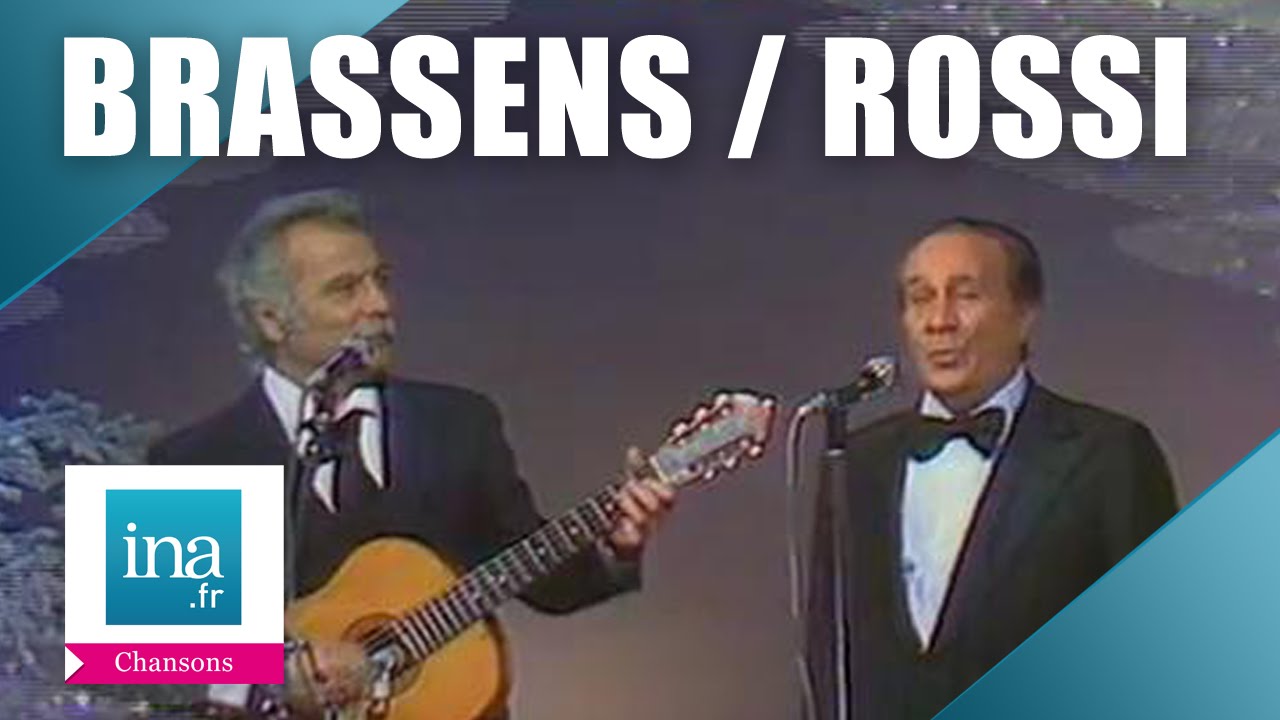 Tino Rossi et Georges Brassens 