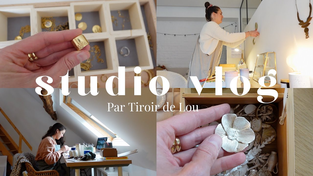 STUDIO VLOG 🌼 Ma vie de créatrice de bijoux