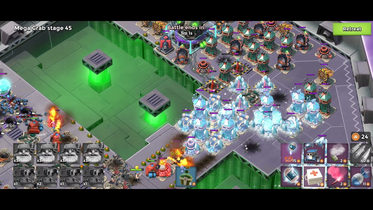 21 12 25 - Boom Beach - Mega Crab - stage 45 - part 1 - December 2021