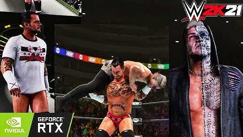 WWE2K Remastered  AEW Darby Allin vs Cm Punk