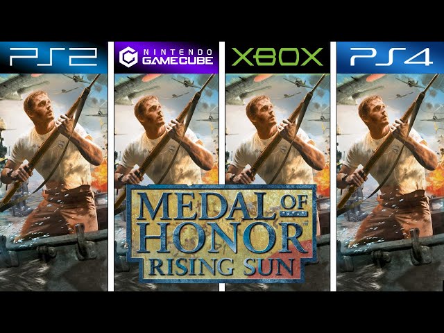 tildeling Hoved international Medal of Honor Rising Sun (2003) PS2 vs GameCube vs XBOX vs PS4 (Graphics  Comparison) - YouTube