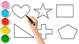 Shapes Learning Journey: Draw and Identify 2D Shapes for Children