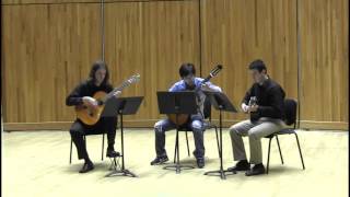 classical guitar trio: franz schubert ave maria
