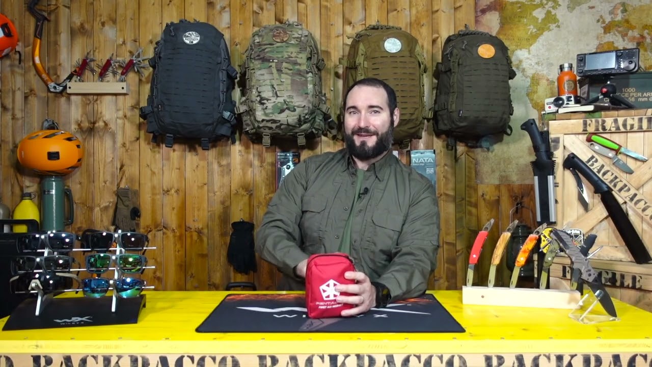 Pentagon Hippokrates Kit Primo Soccorso Completo – 20 Pezzi In Custodia Nero, Impermeabile, Con Maschera Di Rianimazione E Forbici - 2