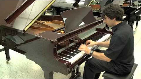 Schiller Johann Gustav 6 ft 3 inch Grand Piano - Mahogany