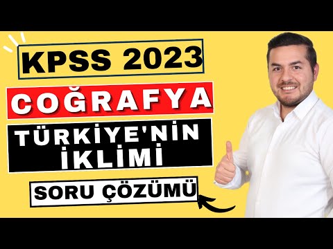 Türkiye'nin İklimi - Soru Çözümü / Enes Hoca #kpsscoğrafya #kpss2023