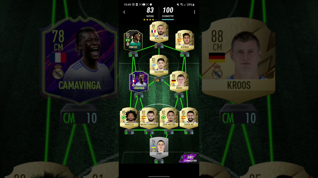 Madfut 22 - Luka Modric||Real Madrid SBC