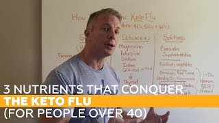 3 Nutrients That Conquer The KETO FLU (For People OVER 40) 💥👊