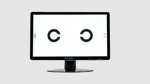 Vision Test Chart 185B Black