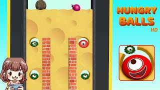 Hungry Balls Level 74 Solution Walkthrough
