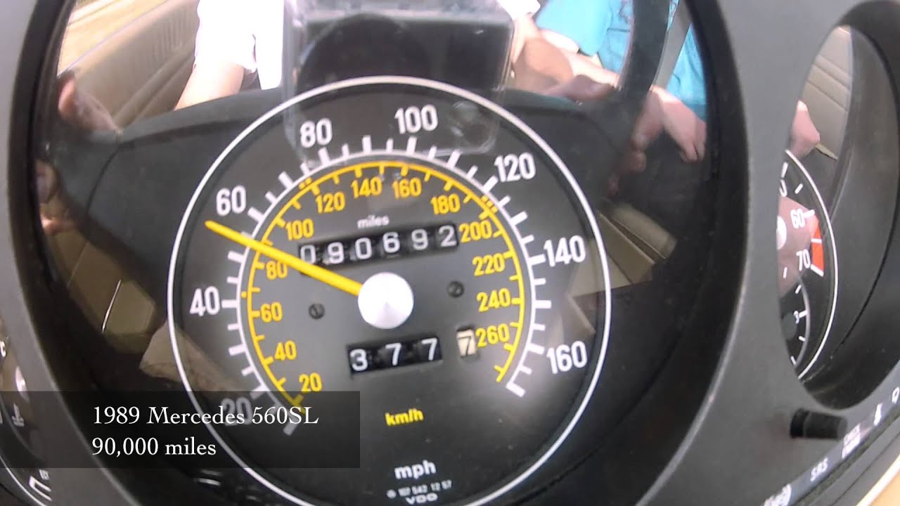 Mercedes Benz 560sl 0 60 And Acceleration Youtube