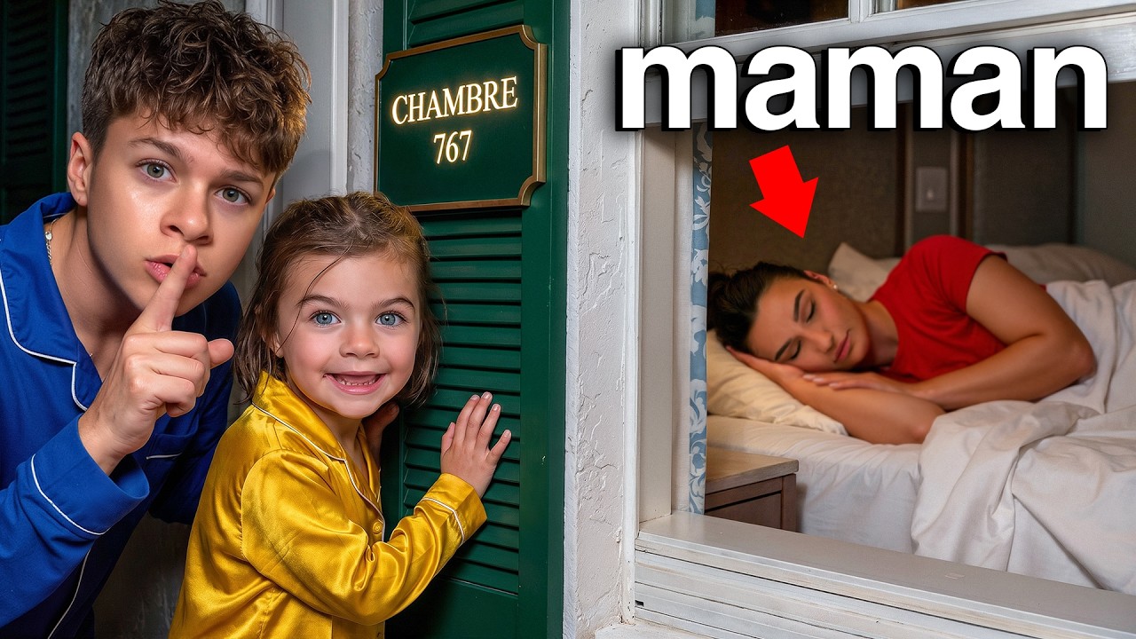 On S'ÉCHAPPE de notre CHAMBRE D'HÔTEL La NUIT