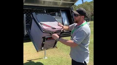 Slide & Tilt Fridge Slide - Up high demonstration