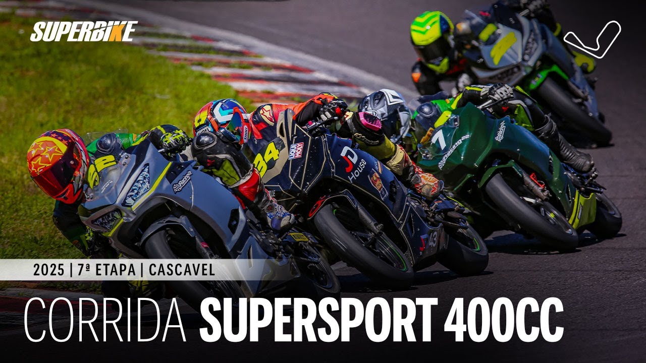 SBK 2025 - 7ª Etapa Supersport 400cc - Autódromo Zilmar Beux - Cascavel ...