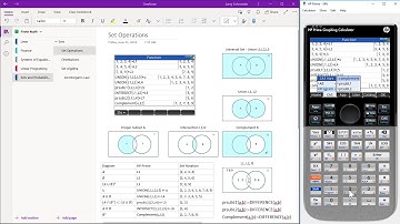 HP Prime Onenote Set Operations