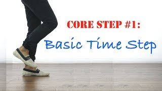 Salsa Dance - Core Basic Steps (1 of 7) - Basic Time Step