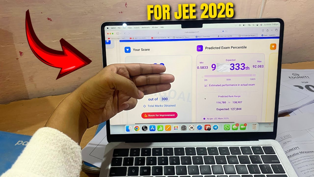 🔥 SECOND Full Mock Test for JEE 2026 | WENT WRONG 😭
