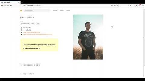 Fyyur Website Project